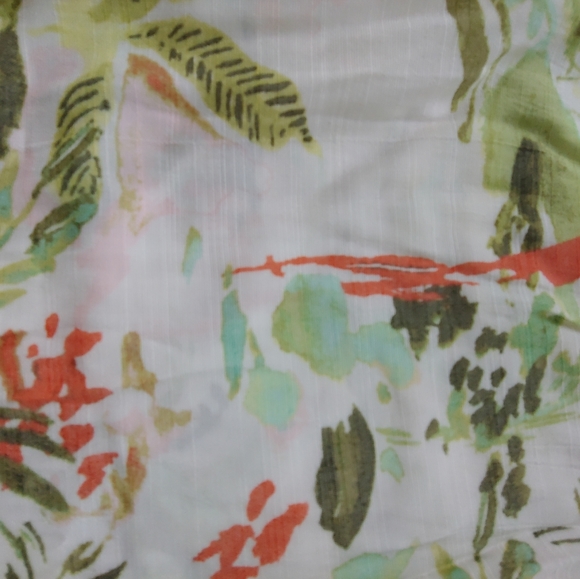 NWT LC Lauren Conrad Banded Neck Peasant Blouse - Size M - Picture 9 of 9